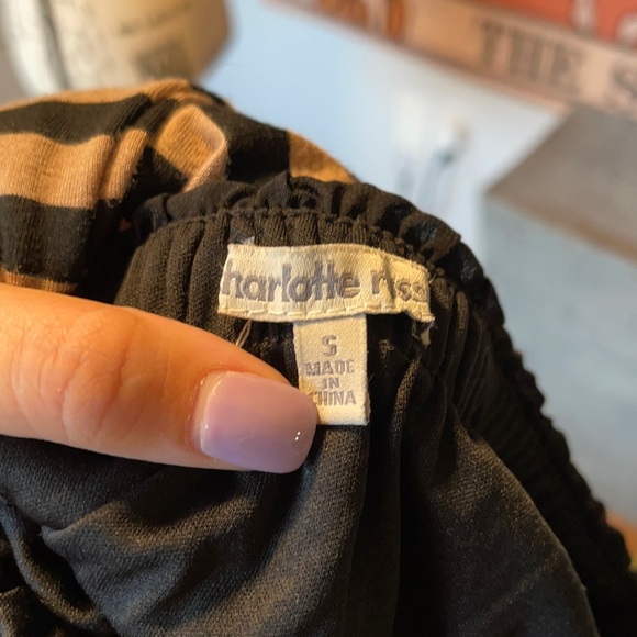 Strapless Striped Maxi Dress - Picture 3 of 3